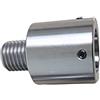 UGLYAF Adattatore for mandrino for la lavorazione del legno alla filettatura M33X3.5 con attacco conico Morse MT2 n (Color : M33-1inch 8TPI)