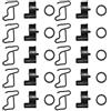LIWaaGe 10 pezzi for 017 018 MS170 MS180 MS260 MS270 MS290 MS310 MS340 MS360 Rondella elastica for nottolino di avviamento a strappo for motosega