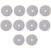 Segrehy 10pcs 3 pollici dischi di levigatura Diamond lucinte per lucitura per pietre di cemento in marmo 300 mesh
