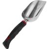 OSALADI Paletta da Giardino a Mano in Lega di Alluminio Arancione, Piccola Pala Portatile Multifunzionale per Terreno e Ghiaccio Impugnatura Ergonomica, Utensile per Lavori di