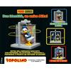 Set 2 Fumetti di Topolino 3631 3632 Gadget Diorama Statua Paperino e Paperinik