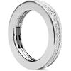 P D PAOLA PdPaola 32020771 - Anello da donna in argento 925 con zirconi, 54, Argento, Nessuna pietra preziosa
