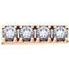 DonnaOro Elemento a quattro DonnaOro DCHF4125.004 Oro Rosa con diamanti collezione Elements