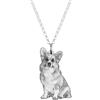 GBTROEY Collana Personalizzata Con Foto Di Cane E Gatto Collana in Argento 925/Rame Con Testo Inciso Regalo Di Gioielli per Le Donne