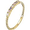 Bluespirit Colorful Anelli Donna Argento dorato 925%, Zircone - P.57U203000310_MAIN