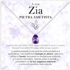 Bramart Collana Zia Pietra Ametista Regali per lei Idea Regalo per zie Argento Oro Natale Compleanno Motivazionale - Cofanetto con DEDICA incluso (Pietra Ametista Zia arg)