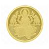 Vishaka Arts Laxmi - Moneta in oro giallo puro 995, 24 K, 0,50 g, con certificato originale, Metallo, Senza pietra