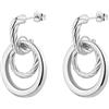Brosway Orecchini Donna, Orecchini a Cerchio in Acciaio | Collezione AMY - BAY28