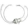 amorili Bracciali Coppia o Amicizia BFF per 2 in Acciaio Inox Personalizzati con Incisione | Braccialetti Fidanzati Amiche Gemelle Regolabili | Idea Regalo Simbolica per Lui e Lei bcc2513