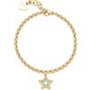 S'Agapõ Bracciale Donna in Acciaio e Cristalli con Simbolo Stella | Collezione Lucky Light - SKT44