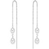 Valero Pearls Orecchino pendente da Donna in Argento Sterling 925 con Perla di coltura di acqua dolce Potato ca. 6,0-7,0 mm