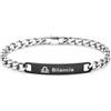 amorili Bracciale Bilancia Uomo Acciaio Inox Segno Zodiacale Braccialetto Zodiaco Regalo Astrologia Oroscopo (bilancia)