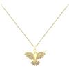 GILIEYER Collana con Ciondolo Fenice, Nirvana Phoenix Gioielli Oro Collana Animale con Ciondolo a Forma di Fenice Animale per Donne Mamma Protection Gioielli (Oro)