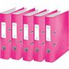 Leitz, Raccoglitore a leva, WOW 1006 180°, formato A4, 50 mm Metallic Pink