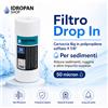 Cartuccia Big Sedimento 9-7/8 50 Micron Green Filter