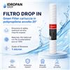 Filtro Sedimenti 20 Pollici 1 Micron Green Filter