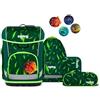 ergobag cubo light set zaino scolastico ergonomico, extra leggero, set da 5 pezzi, 860 g