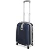 Valigeria.shop Trolley ORMI Bagaglio a Mano IDONEO RYANAIR 55x40x20 Cm. Leggero Rigido in Abs, Valigia fino a 45 Litri 10 KG con 4 Ruote (55cm, Blu)