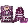 McNeill Ergo Compacto Schoolbag Set 5-teilig Ruby