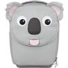 Affenzahn Valigia per bambini Koala - Grigio | Per il bagaglio a mano, trolley da viaggio per bambini con rotelle e capacità di 18 L, ideale per gli spostamenti