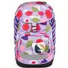 ergobag prime zaino scolastico elementare per bambini, idrorepellente, ergonomico, 20 litro, 1100g Flower PowBear - Lilla
