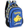 Clondo Zaino Scuola Elementare Bambini 43x33x20 cm - Multitasche Per Pokemon Fan - Schienale Ergonomico, Spallacci Imbottiti, Tasche Porta Borraccia, Grande Capacità e Design Brillante