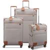 Roncato UNO SOFT 3.0 SET VALIGIE (Grande, Medio, Cabina) - Titanio