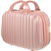 SAFIGLE Beauty Case da Viaggio Donna Grande Capacità Rosa in Abs e Pc, Borsa Cosmetici Portatile Facile da Trasportare per Cosmetici Art, per Uso Quotidiano e Viaggi
