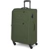 Smartbox valigia grande morbida 78 cm trolley XL da stiva espandibile 4 ruote con lucchetto leggera 3,6 kg Edition 04