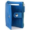 BEDETTI Pratico ed Elegante Portafoglio Unisex in Pelle con Portacarte interno (Bluette)