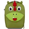 Affenzahn Valigia per bambini Drago - Verde | Per il bagaglio a mano, trolley da viaggio per bambini con rotelle e capacità di 18 L, ideale per gli spostamenti