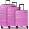 Franky _Munich_4.0_Parent, Pink Dull, Kofferset + (3-teilig), Bagaglio rigido