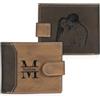 Grovjewfit Portafoglio Uomo Personalizzato con Foto Incisione Nome Iniziali Portafoglio Bifold in Pelle PU con Porta Carte e Tasca Portamonete Regalo per Fidanzato Marito Papà (Style 4)