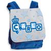gadgeteventi Zainetto asilo nido con patelle intercambiabile personalizzato con Nome Dadini (Azzurro)