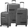 MODO BY RV RONCATO MODO by Roncato MD1 SET VALIGIE (Grande, Medio, Cabina) - Antracite