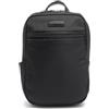 MOMO Design Zainoda da uomo in Ecopelle Prodotto vegano 28x45x20 cm MO-04CL-BLACK