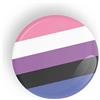 Generic Genderfluid Pride Flag orgoglio fluido di genere perno o calamita da frigo LGBT LGBTQ LGBTQI LGBTQIA