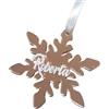 FestaPersonalizzata.it Stella di Natale per albero di Natale con nome personalizzato 10x10cm in plexiglass vari colori - ottima idea regalo per festività