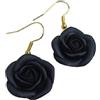 Handmade Orecchini Rose in Argilla Polimerica Fatti a Mano in Italia 2,7 cm 4,2 cm