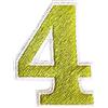 Bling! Handmade Numero Toppa Ricamata Termoadesiva Costume Scuola | Cucire | Emblema Applique Distintivo Spilla Abbigliamento T-shirt Jeans Cappelli Pantaloni Borse Accessori Giacche Zaino | DIY (4)