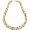 ParticolarModa Collana nodini intrecciati regolabile donna 10 mm | Lunghezza personalizzata, Leggero, Alluminio Anodizzato, Acciaio inossidabile, Anellini lucidi