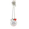 Generic Collana lunga catena acciaio con scritta Mamma e hashtag