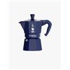 Bialetti 0005411 Mokina Natale 2025 Blu, Moka Caffettiera Mezza Tazza in Alluminio 40ml