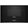 Siemens BE732R1B1 iQ700 - Microonde da incasso, nero, cookControl10, programmi automatici, humidClean Plus, pulizia degli interni, tecnologia inverter Microonde, display TFT Full Touch