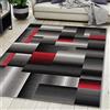 Carpeto Rugs Tappeto Moderno Salotto Grigio 160 x 230 cm a Pelo Corto