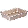 Garneck Data [ Teglia Da Forno Rettangolare Antiaderente 28 Cm in Acciaio Al Carbonio, Piastra Da Forno Professionale Per Uso Domestico e Ristoranti, Per Pane, Torte e Dolci
