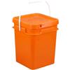Qianly Contenitore per Alimenti a Secchiello Quadrato con Manico E Coperchio Secchio Multiuso per Campeggio, 13l 25.5x25.5x31.1cm