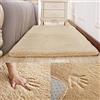 Swsen Tappeto Lungo Shaggy - Tappeti Camera da Letto Moderni per Soggiorno Home Room Décor - in Colori e Dimensioni, Dimensioni: 80 x 200 cm, Colore: Beige