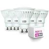 Generic VIPLED - SET di 5 LAMPADINE LED IN CERAMICA - FARETTO GU10-9W - EQUIVALENTI a 70W DELLA LAMPADINA ALOGENA - 1000 LUMEN - LUCE FREDDA 6000K
