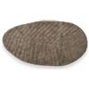 Maison Sucrée Tappeto Bagno Foglia in Cotone 100% - Design a Forma di Foglia, Fondo Antiscivolo, Pelo Raso - Lavorazione Artigianale - OEKO-TEX® - Made in Italy (Tortora)